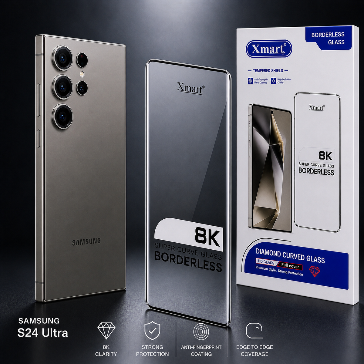 8K Glass for Samsung S24 Ultra