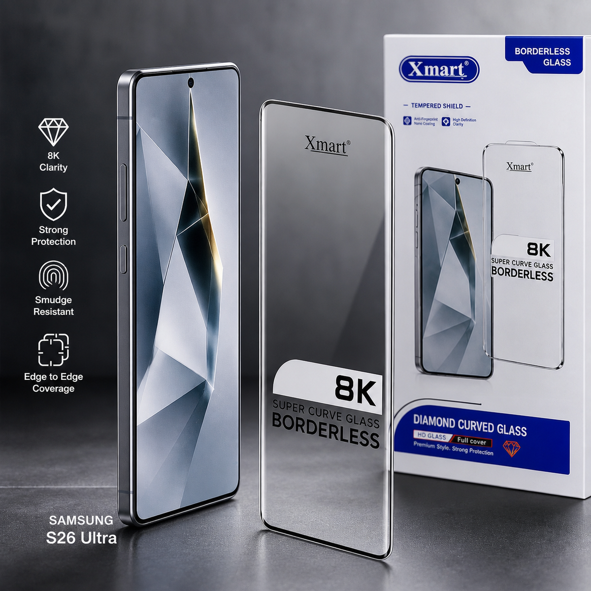8K Glass for Samsung S26 Ultra