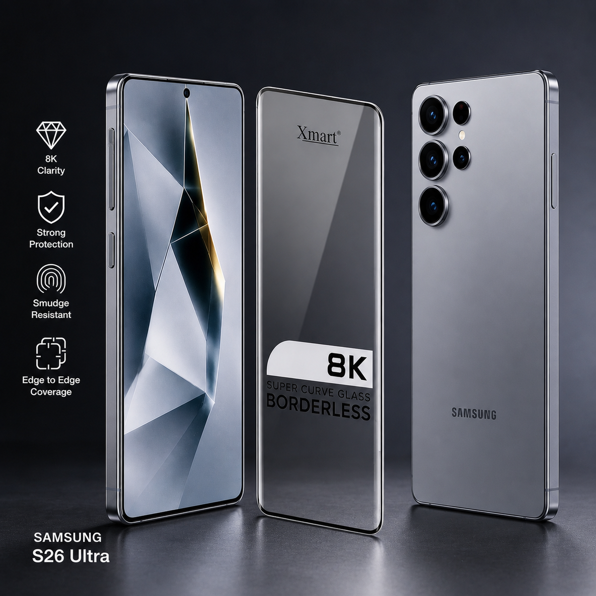 8K Glass for Samsung S26 Ultra
