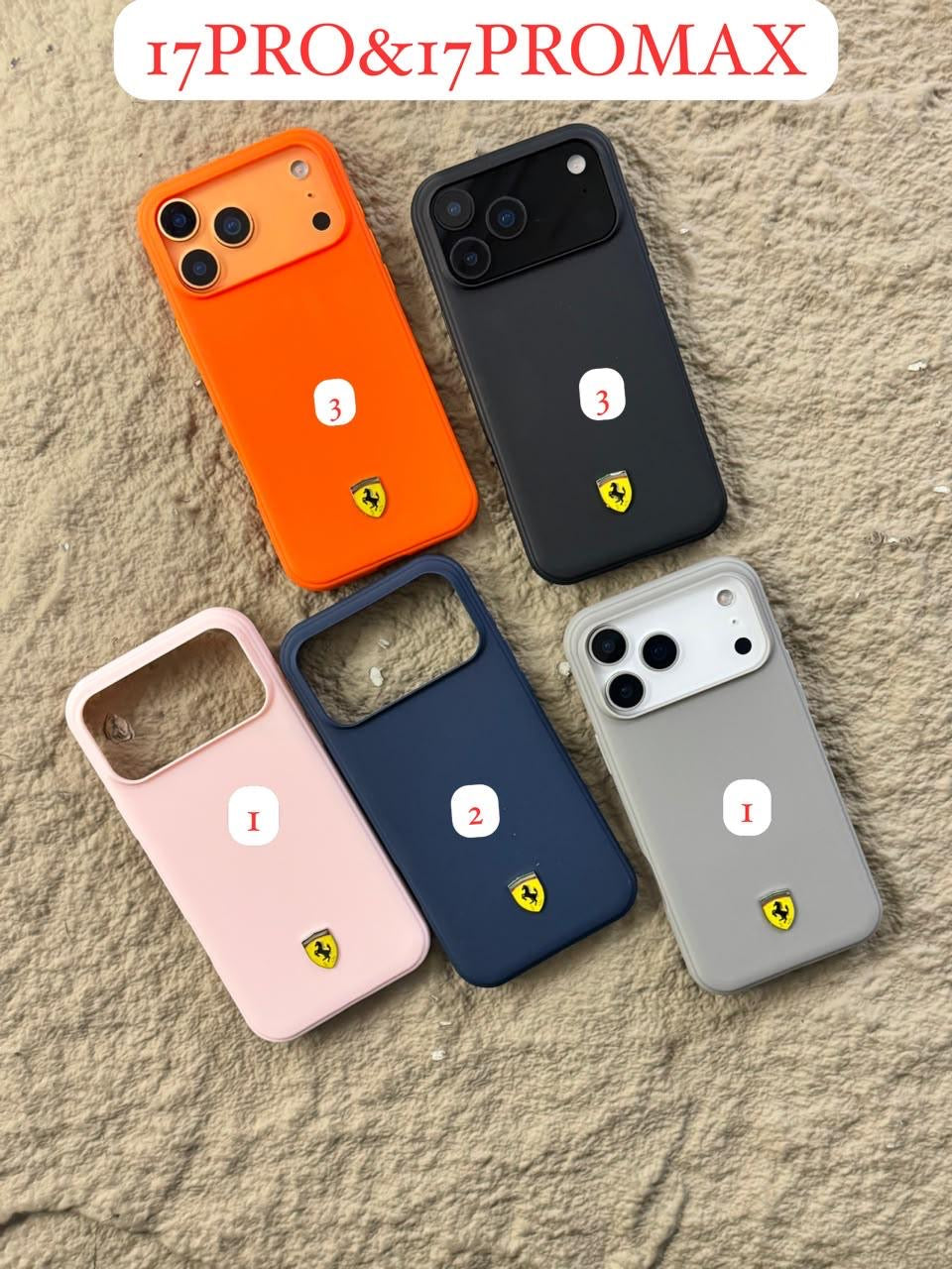 Ferrari mobile case packaging