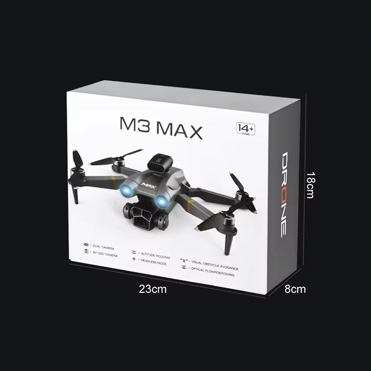 M3 MAX Drone retail box
