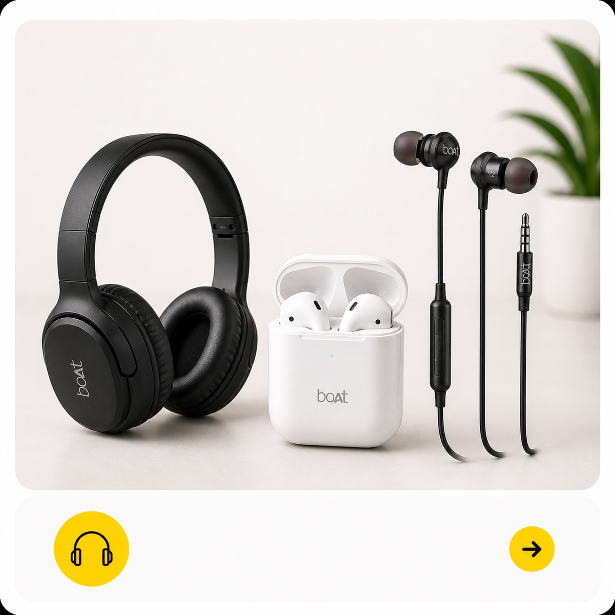 Premium over-ear headphones for Venus Mobile Audio collection