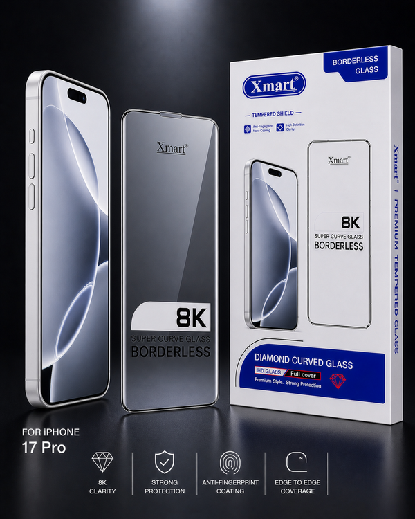 8K Glass for iPhone 17 Pro