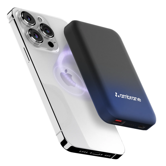 Ambrane Aerosync Snap - 10000mAh Magsafe Wireless Power Bank for iPhone
