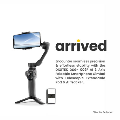 Digitek (DSG-009F) AI 3 Axis Wide Angle Smartphone Gimbal