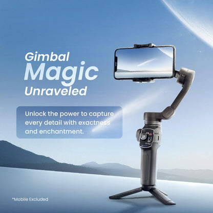 Digitek (DSG-009F) AI 3 Axis Wide Angle Smartphone Gimbal