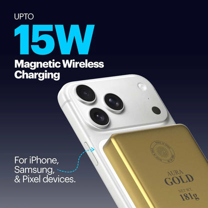 Stuffcool Aura 10000mAh Magnetic Wireless Powerbank