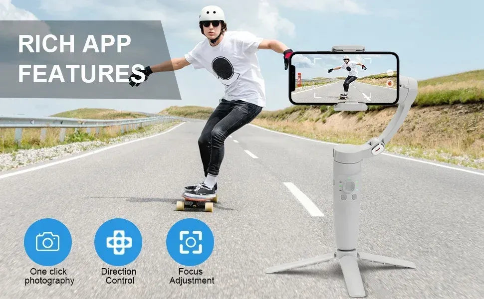 M1-3-Axis Gimbal Stabilizer — Ultra-Portable Smartphone