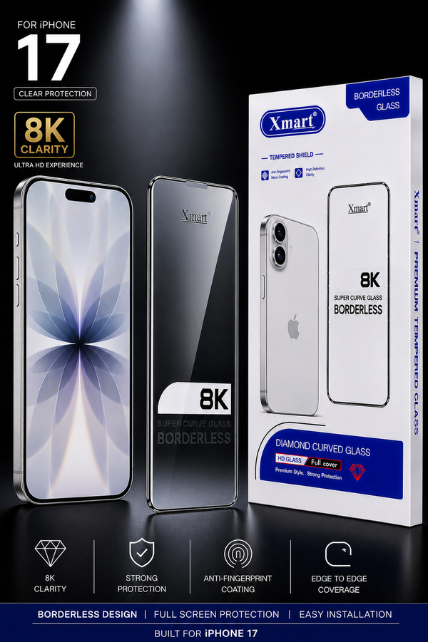 8K Glass for iPhone 17