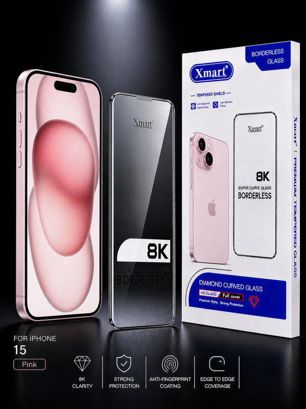 8K Glass for iPhone 15