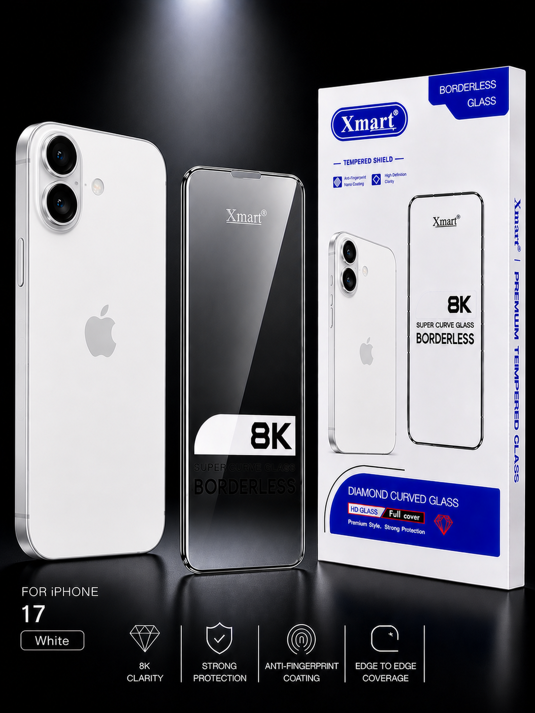 8K Glass for iPhone 17