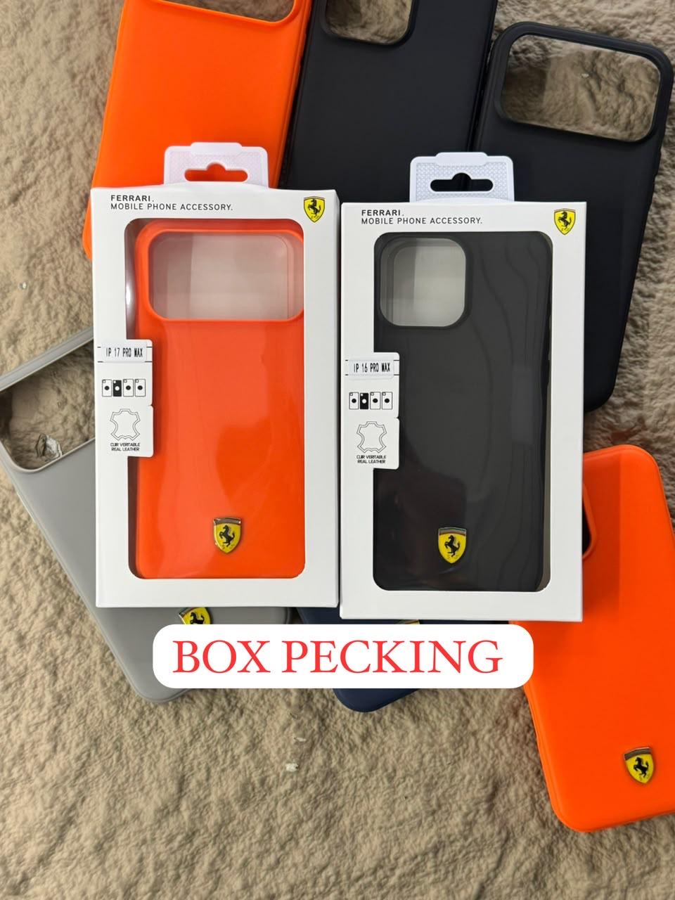 Ferrari side-grip case colours and models