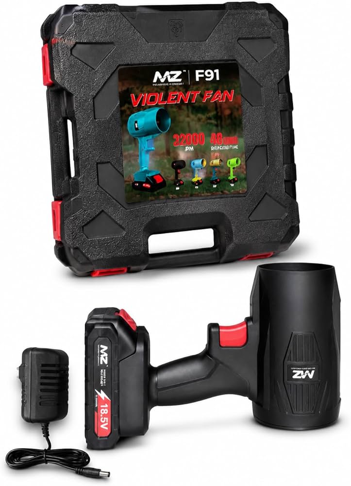 MZ Violent Fan Blower kit with case and charger